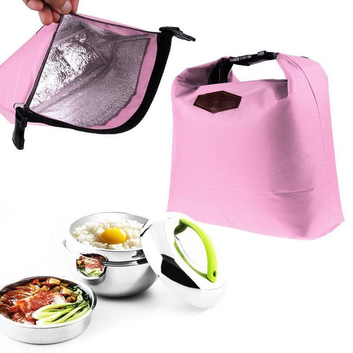 Useful Insulated Waterproof Nylon Lunch Bag