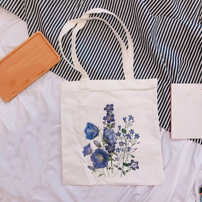 Field Flowers Shopping Bag