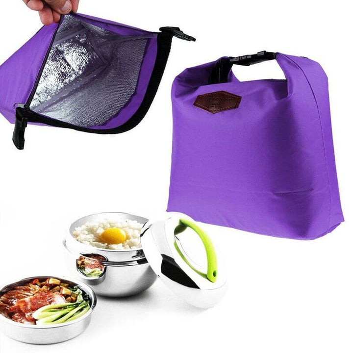 Useful Insulated Waterproof Nylon Lunch Bag