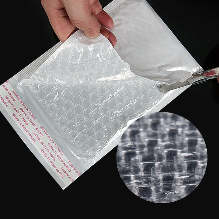 Waterproof Bubble Packing Bags Set, 10 Pcs