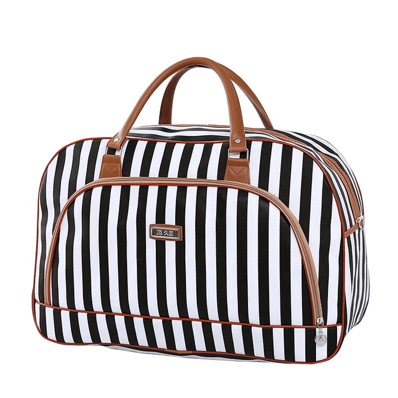 Striped Travel Bag