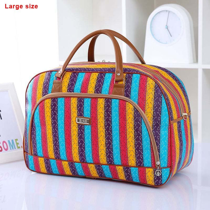 Striped Travel Bag