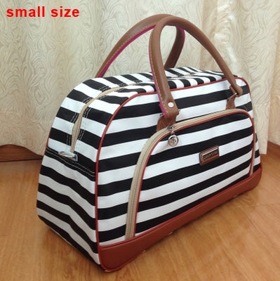 Striped Travel Bag