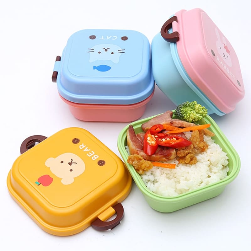 Portable Cartoon Lunch Box for Kids