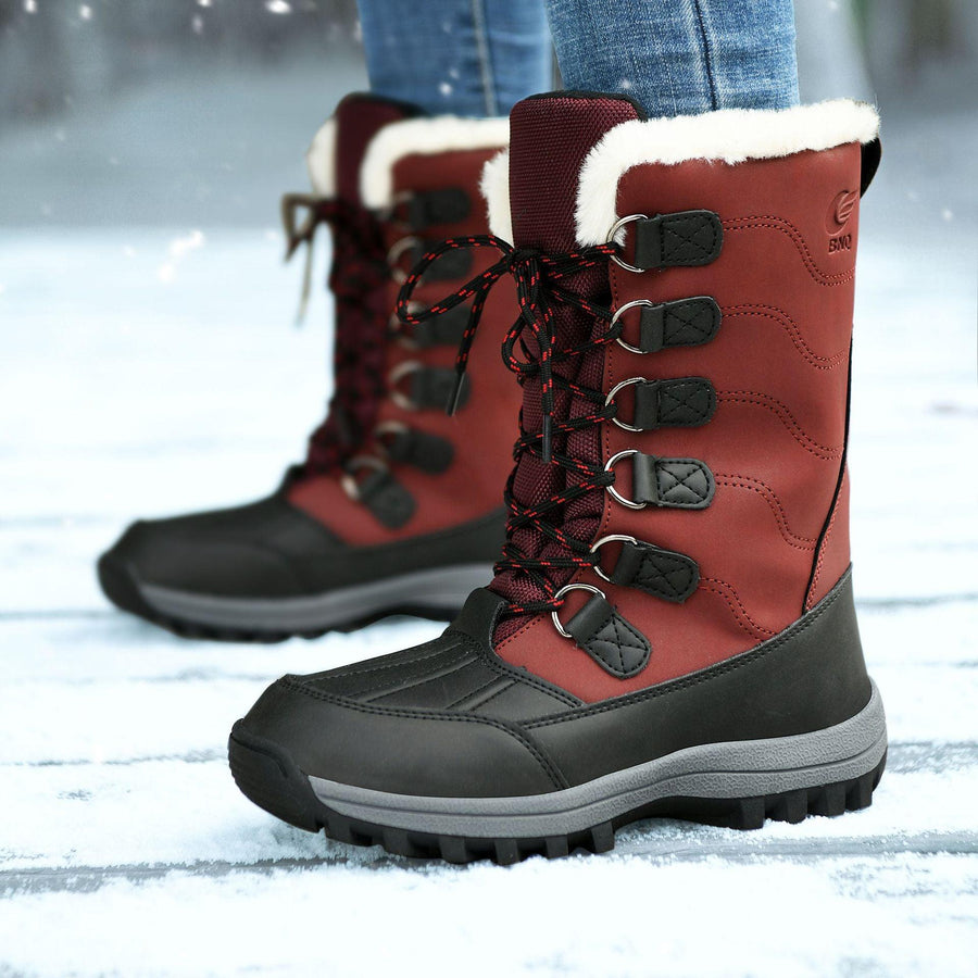Long Tube Cotton Snow Boots Plus Velvet Outdoor Warm And Non-slip - MRSLM