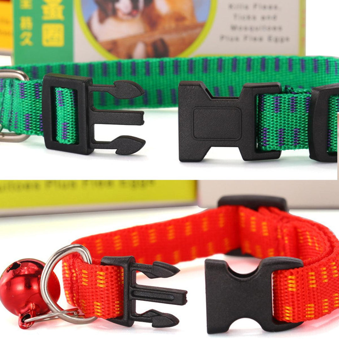Anti Flea & Tick Collar for Dog and Cat Universal Pet Protection Neck Strap - MRSLM