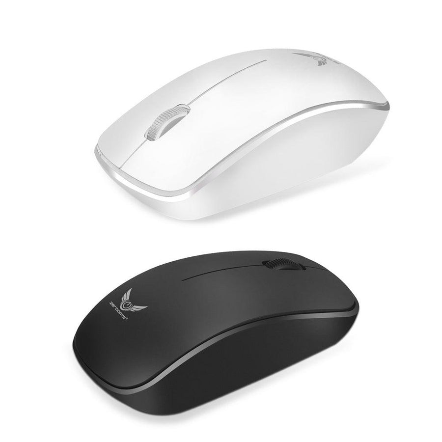 ZERODATE T16 Wireless 2.4G Mouse 1600DPI Silent USB Optical Ergonomic Office Mouse For Laptop Computer PC - MRSLM