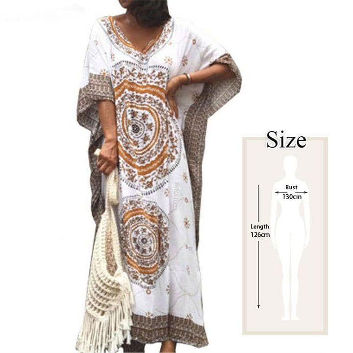 Women's Boho Style Printed Dress