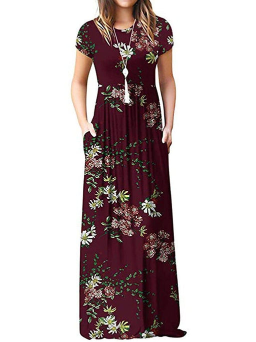 long floral dress, view 4 - MRSLM