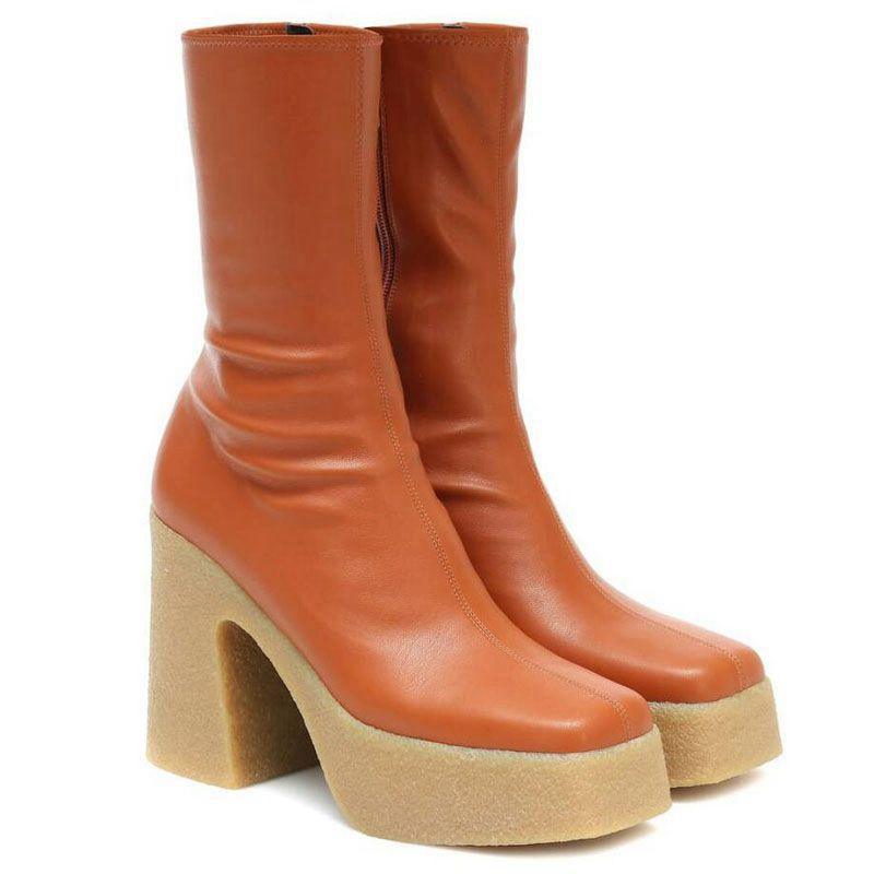 British Style Thin Knight Boots High-heeled Plus Size Long Boots - MRSLM
