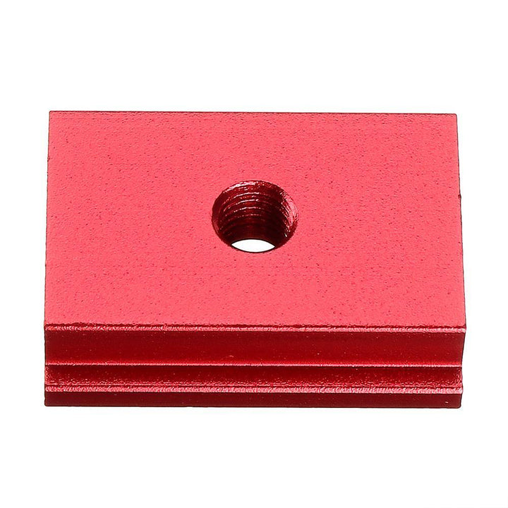 Red Aluminum Alloy Miter Track Nut T-track Sliding Nut M6/M8 T Slot Nut for T-slot T-track Miter Track Jig Fixture Slot 30x12.8mm For Table Saw Router Table Woodworking Tool - MRSLM