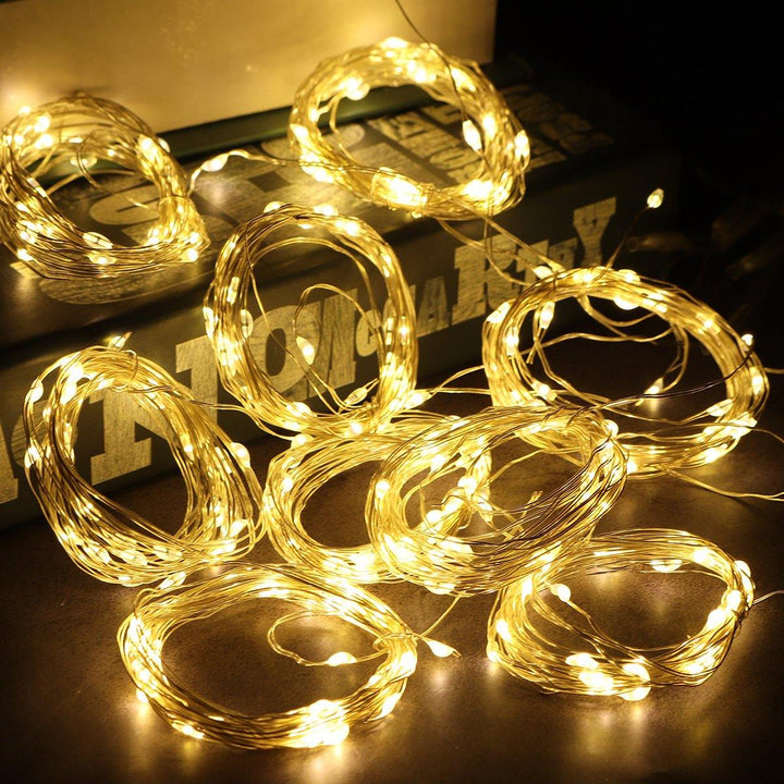 Waterproof 300 LED Curtain Lights String Fairy Light Birthday Wedding Home Decor - MRSLM
