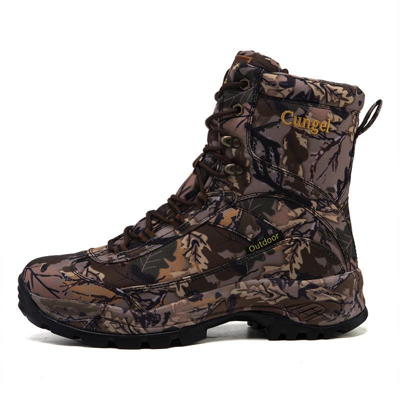 Men's Camouflage Anti-skid Anti-collision All-match High-top Martin Boots - MRSLM