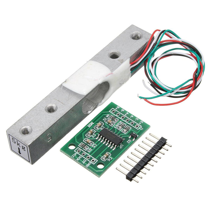 5KG Small Scale Load Cell Weighing Pressure Sensor With A/D HX711AD Adapter - MRSLM