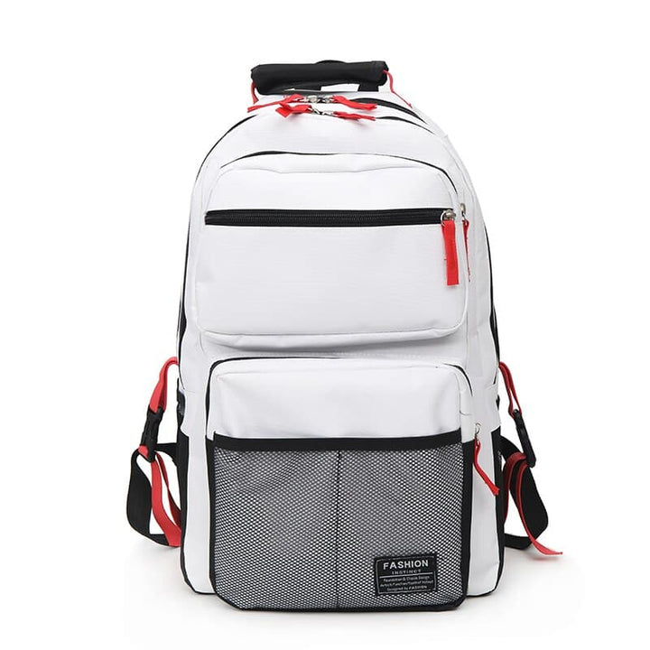 Men's Contrast Design Travel Backpack