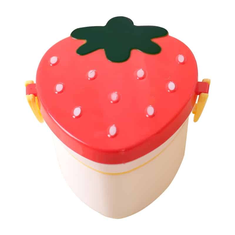 Strawberry Shaped Lunch Box for Kids