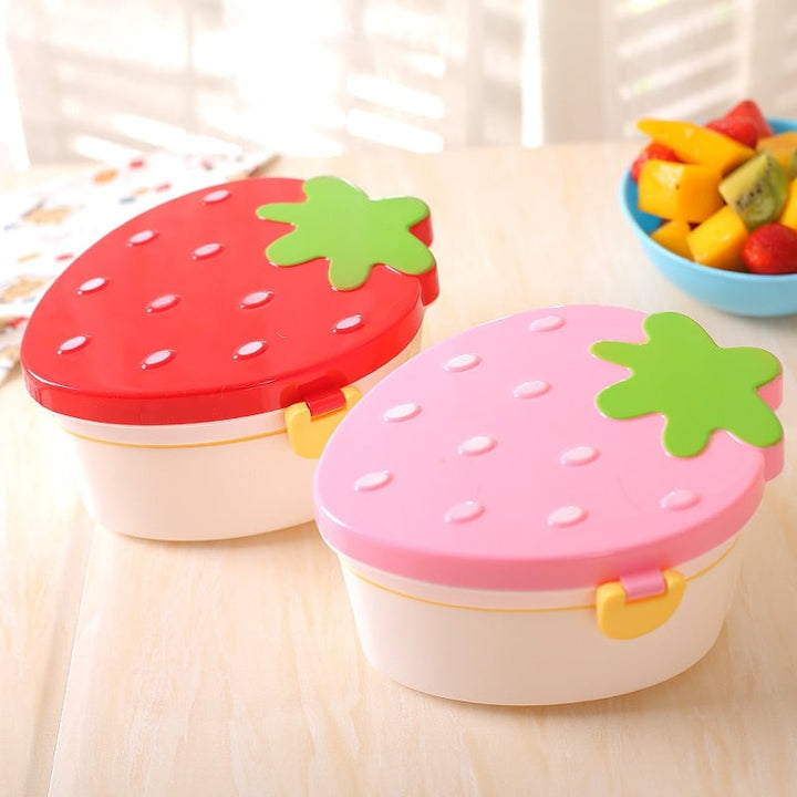 Strawberry Shaped Lunch Box for Kids