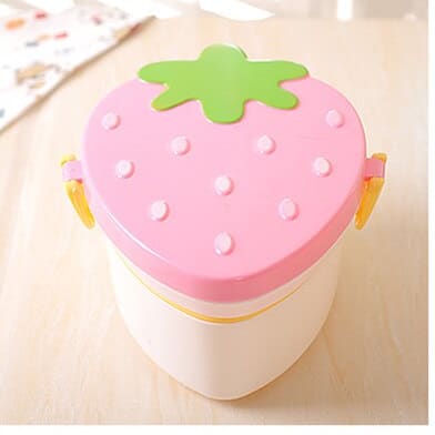 Strawberry Shaped Lunch Box for Kids