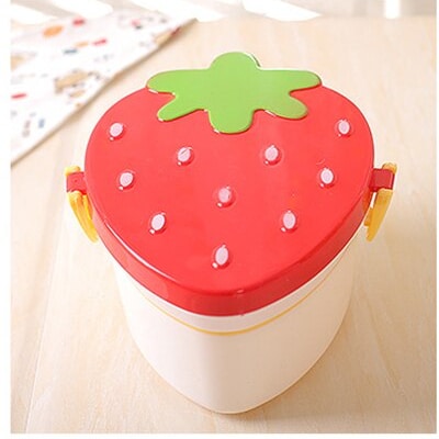 Strawberry Shaped Lunch Box for Kids