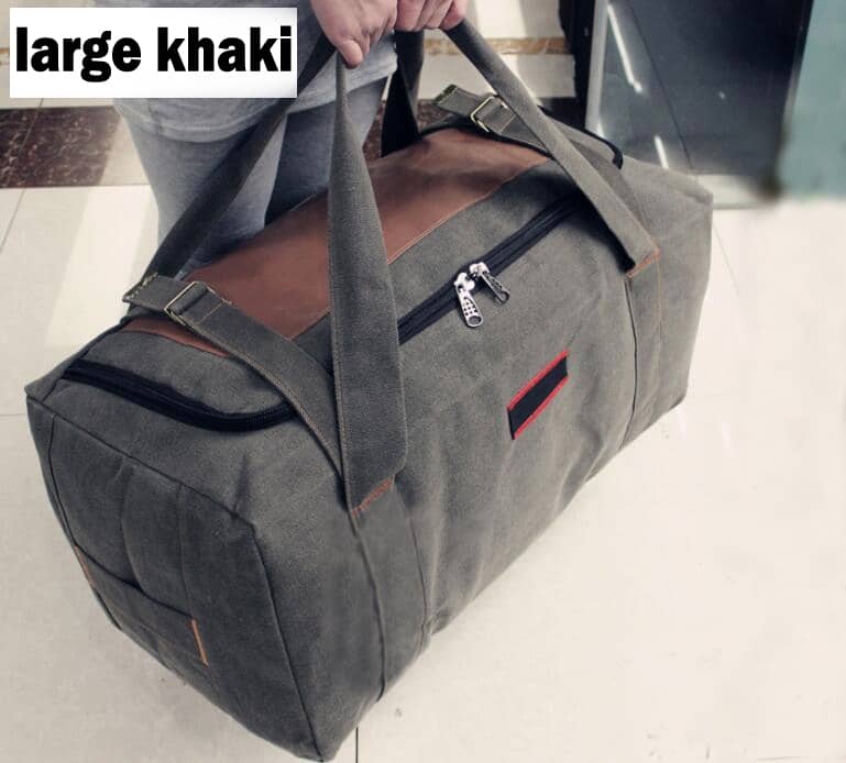 Canvas travel handbag, view 7 - MRSLM
