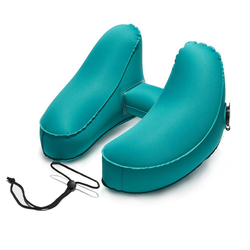 H-shaped inflatable travel pillow, view 4 - MRSLM