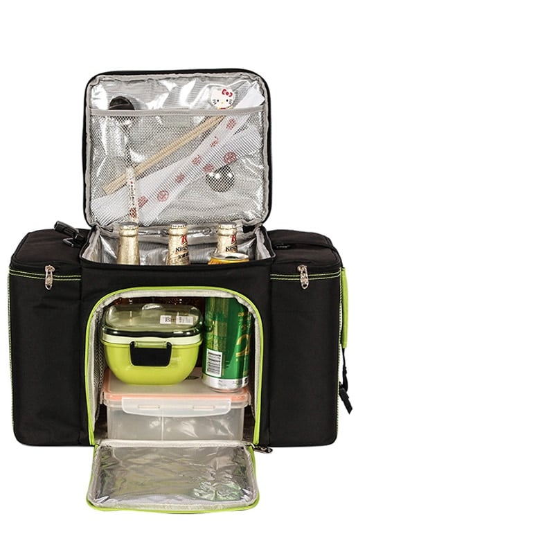 Large 3-compartment insulated lunch bag - MRSLM