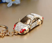 rhinestone car key chain, view 20 - MRSLM