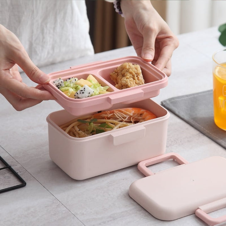 Microwavable BPA Free Bamboo Fiber Lunch Box