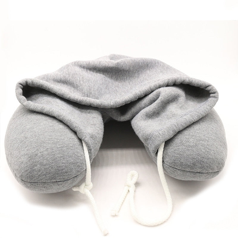 Travel Pillow with Hood