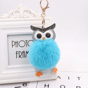 fur pompom owl keychain, view 14 - MRSLM