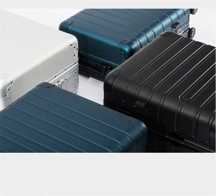 Wheeled Aluminum Travel Suitcase