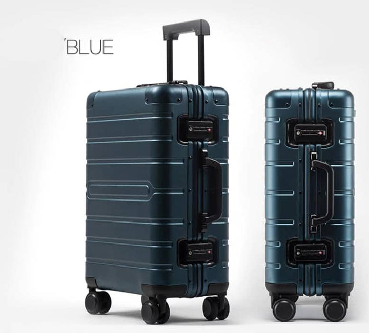 Wheeled Aluminum Travel Suitcase