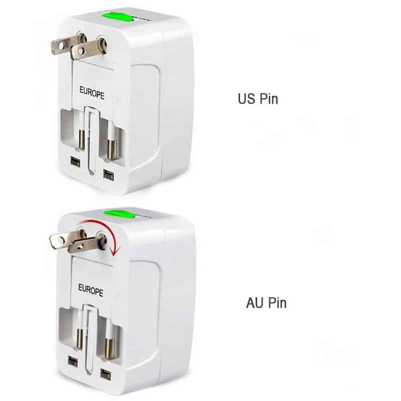 All-In-One International USB Plug Adapter