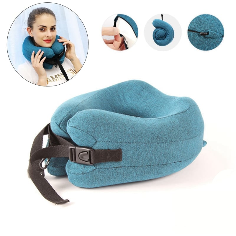 adjustable u-shaped travel pillow, view 7 - MRSLM