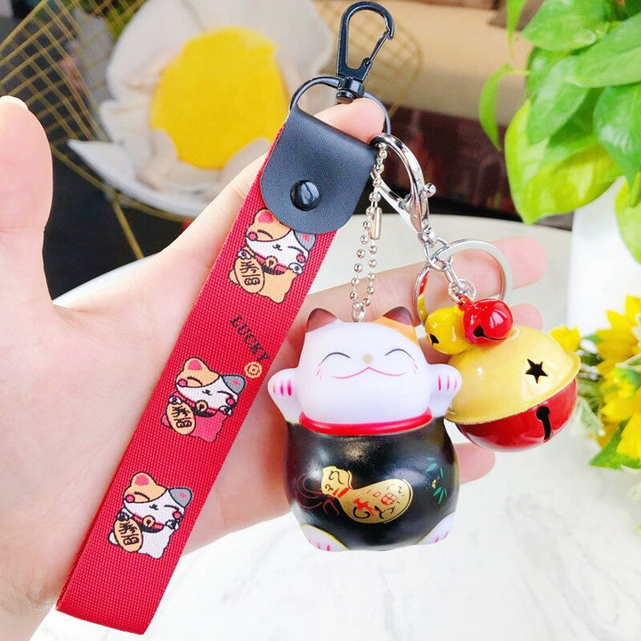 Cartoon Lucky Cat Key Chain