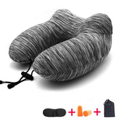 u-shaped travel neck pillow set, view 2 - MRSLM