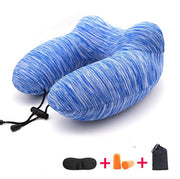 u-shaped travel neck pillow set, view 5 - MRSLM