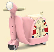 Kid's scooter luggage suitcase, view 2 - MRSLM