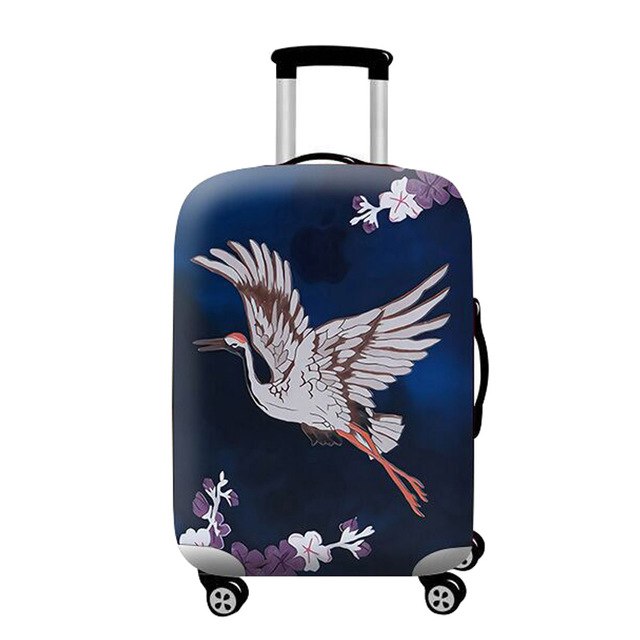 Fashion Dustproof Protective Flamingo Print Travel Suitcase Cover