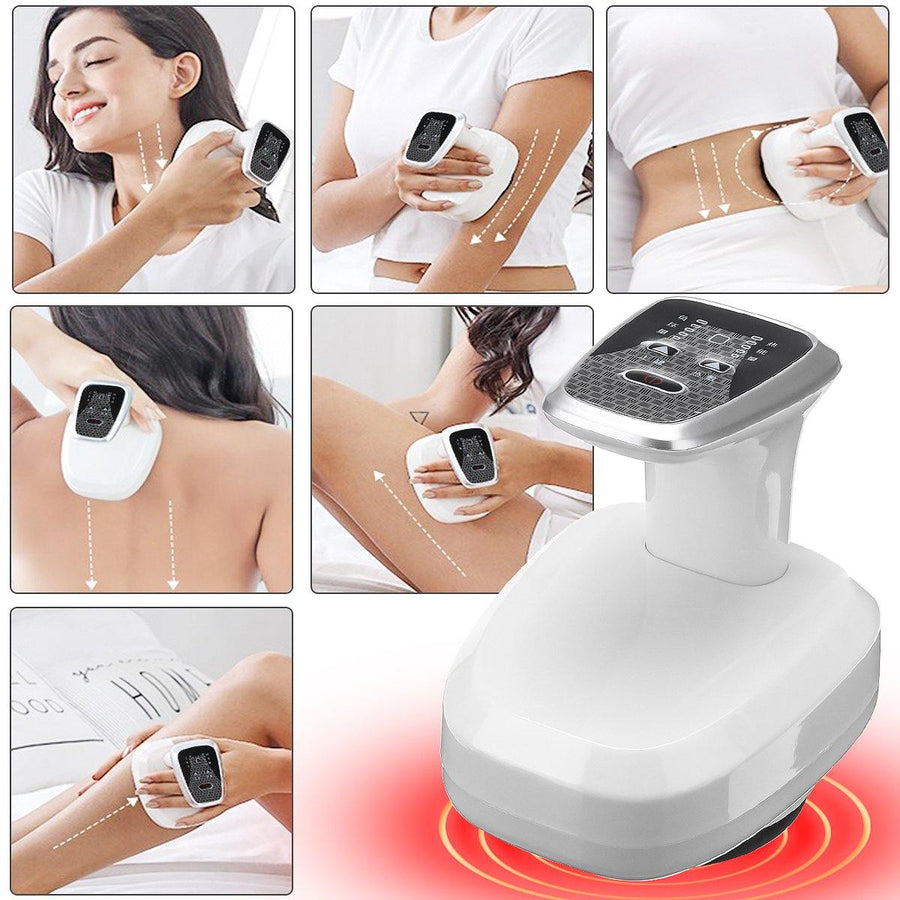 Electric Back Scrapping Massager USB Electric Gua Sha Scraping Massage Acupoint Detoxification Cupping Relieves Muscle - MRSLM