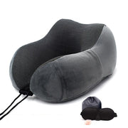 U-shaped memory foam travel pillow, view 6 - MRSLM