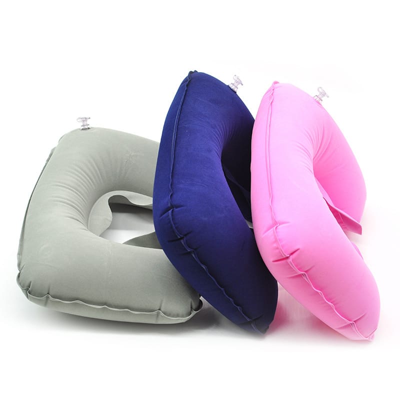 Inflatable U Shaped Neck Travel Pillow