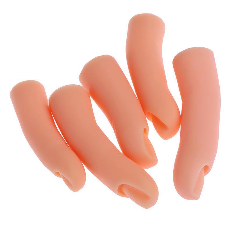 5Pcs Nail Art Trainer Practice Training Finger Model For Acrylic Gel Manicure Salon Tools - MRSLM