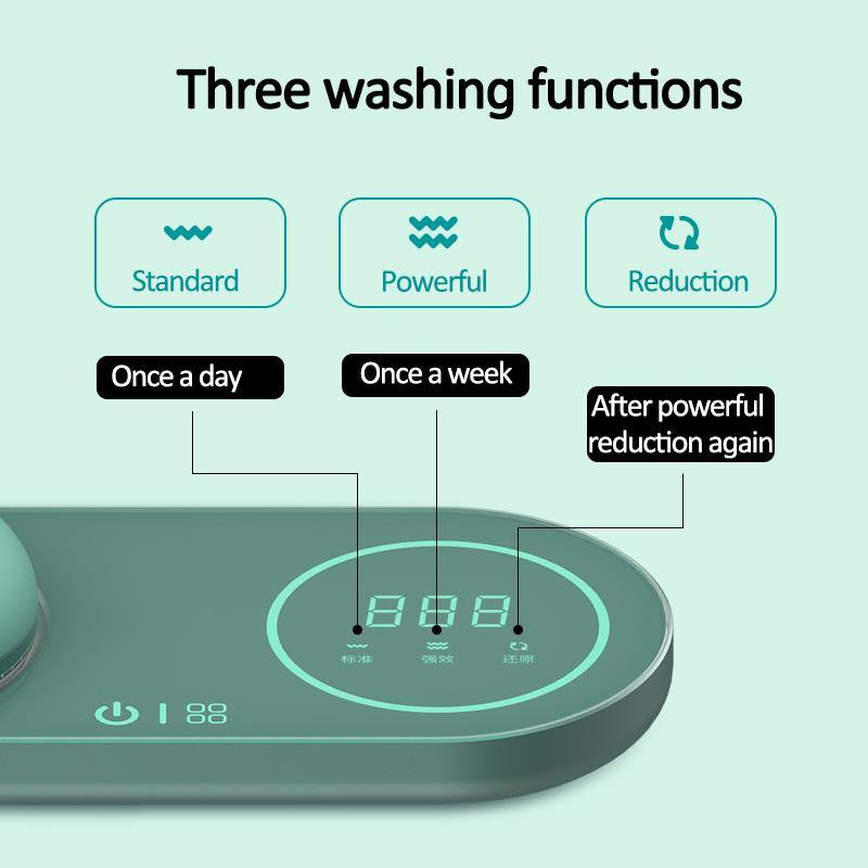 Ultrasonic Lens Cleaner Contact Lens Cleaning Machine Sonic Washing Case USB Charge - MRSLM