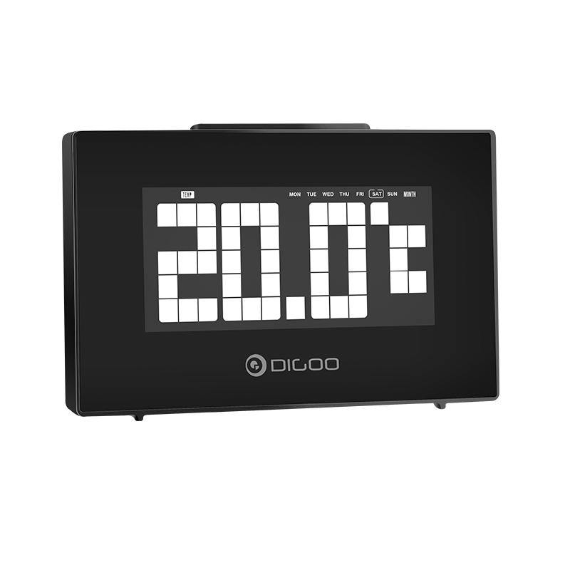 Digoo DG-C9 Multifunctional Time Snooze Alarm Weekday Automatically Electronical Digital Alarm Clock - MRSLM