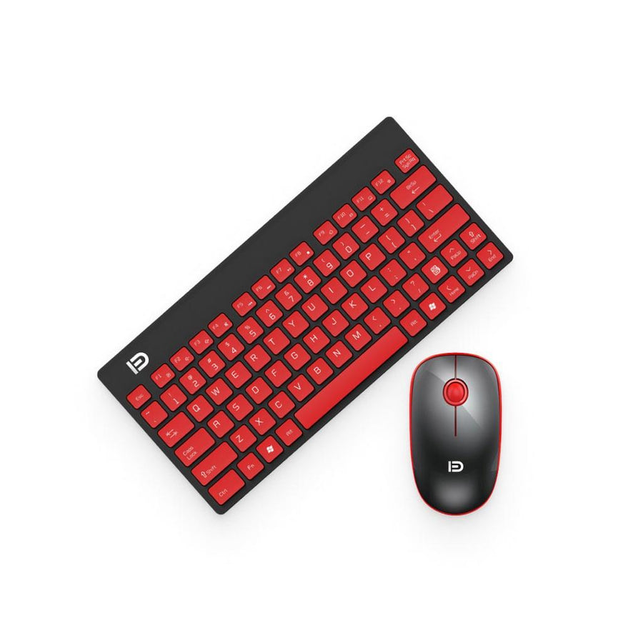 Red Keyboard & Mouse Set - MRSLM
