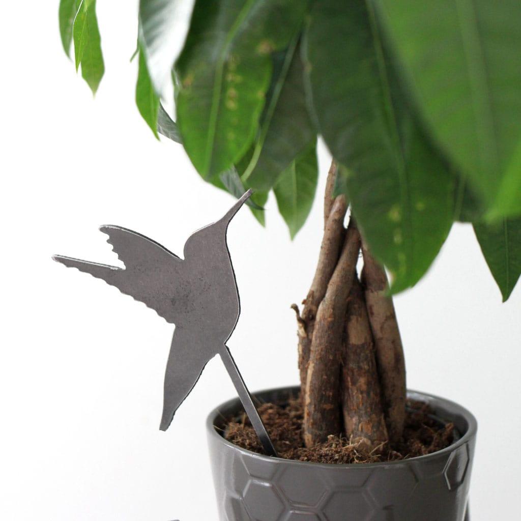 Happy Hummingbird Plant Stake - MRSLM