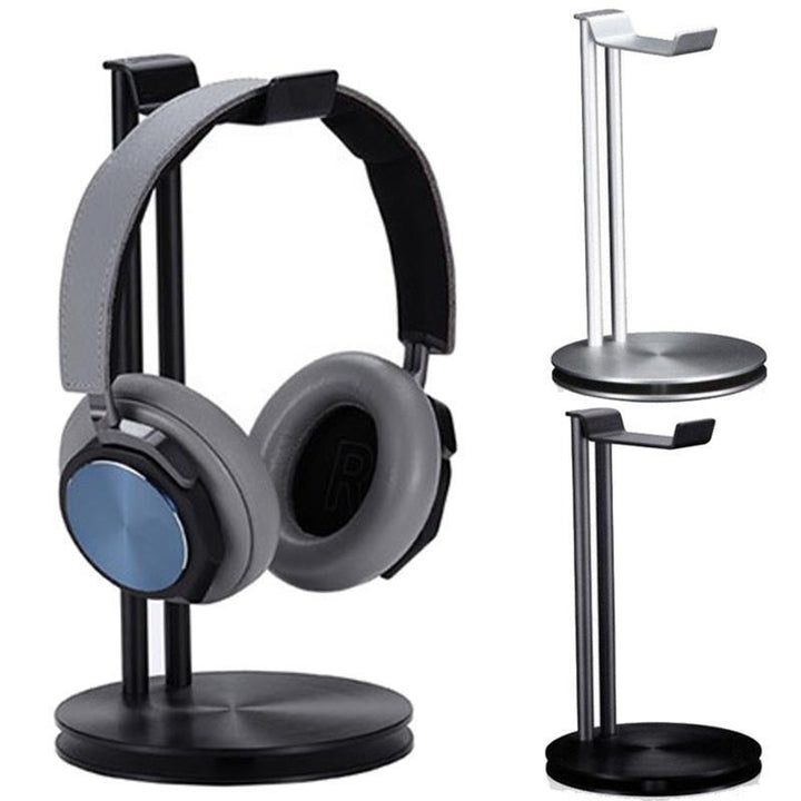 Universal Aluminum Alloy Lightweight Headphone Stand Headset Holder Earphone Stand Bar Mount - MRSLM