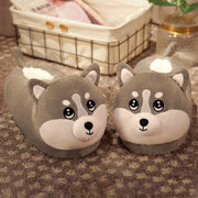 Cute plush home slippers, view 8 - MRSLM