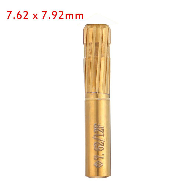 12 Groove Precision Double Layer Blade Push Rifling Button Chamber Milling Cutter Reamer Tool - MRSLM